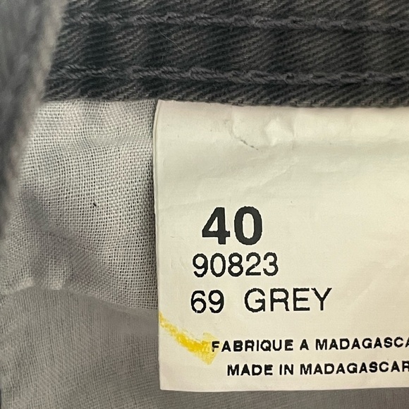 Full Blue Cargo Cotton Twill Grey Shorts Size 40 - Picture 6 of 8